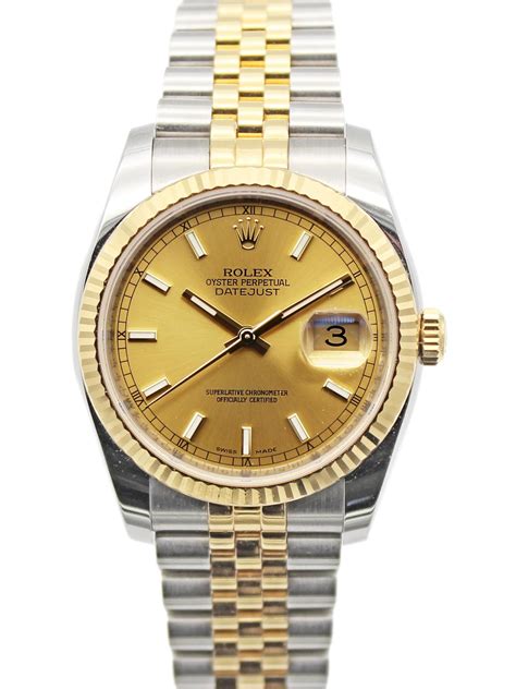 rolex datejust two tone 36mm used 1957|Rolex Datejust 36 with diamonds.